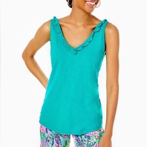 Lilly Pulitzer Gigi ruffle tank medium